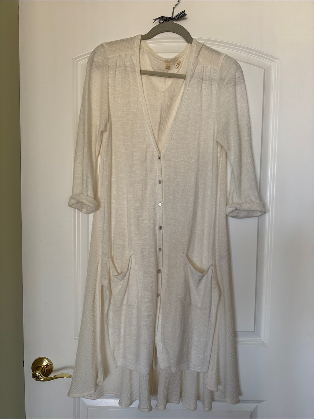 Anthro Moth long sweater, Small